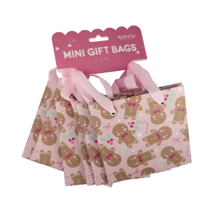 Mini Gingerbread Gift Bag Set