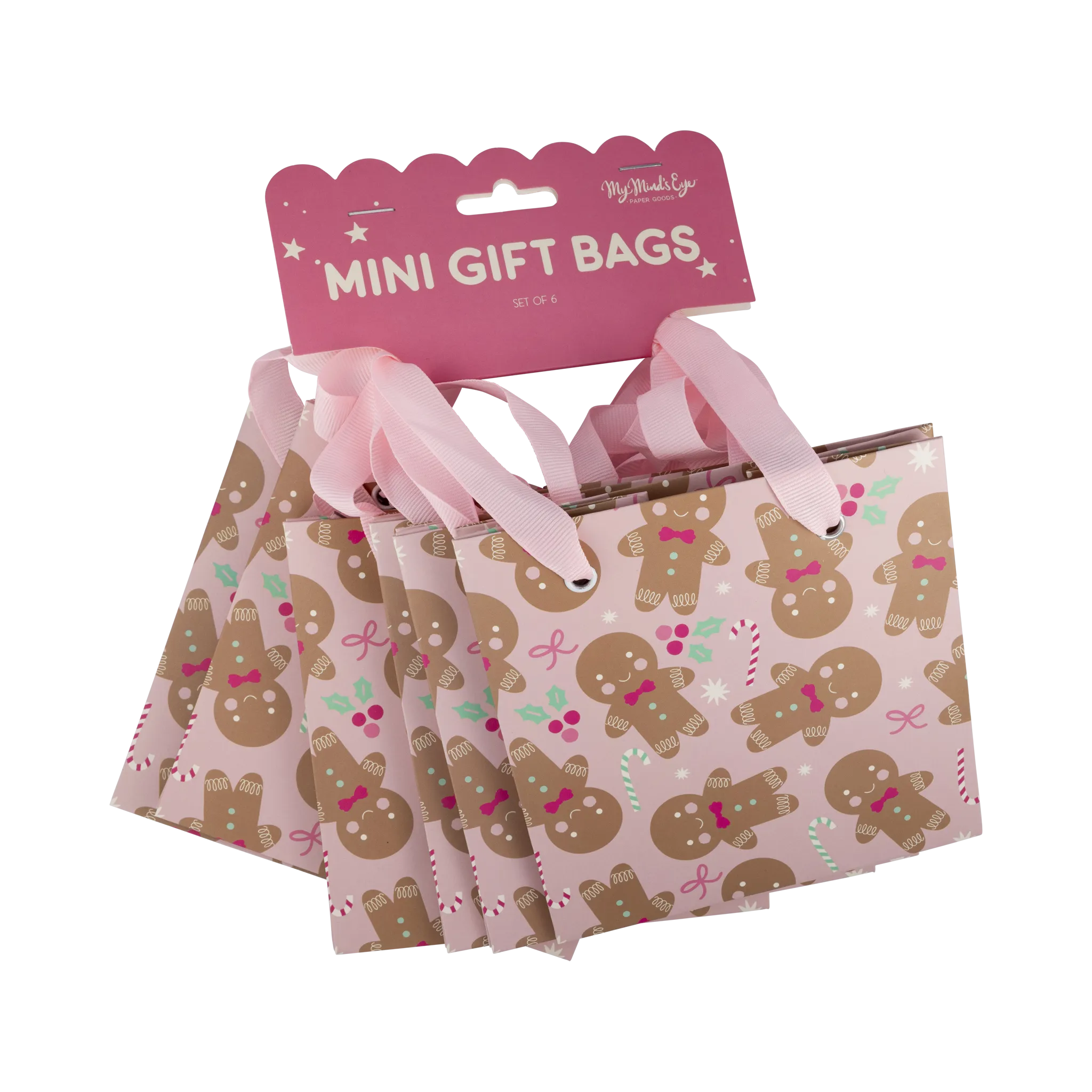 Mini Gingerbread Gift Bag Set