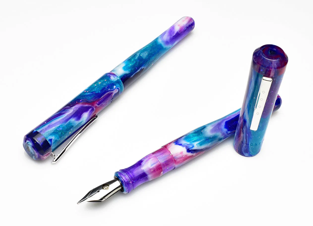 Model 02 Intrinsic Fountain Pen - Blue Nebula SE