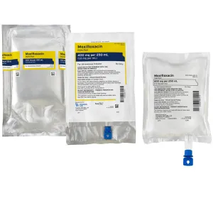 Moxifloxacin IV Bags 400mg/ 250 mL Antibiotic Medication 250 mL x 12/Case (RX)