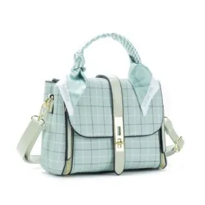 New Crossbody Check Print Bag