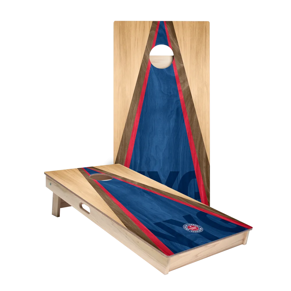 New York NYG Football Gameday Classic Triangle Star Cornhole Boards