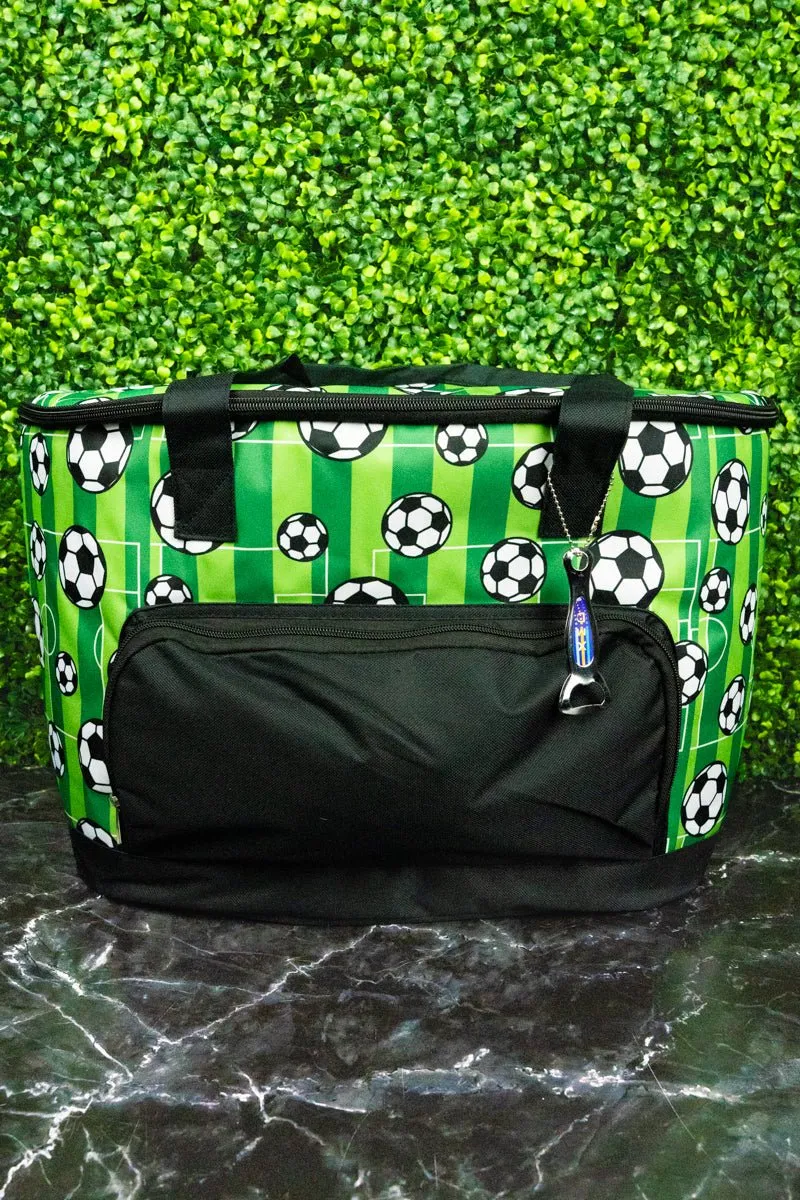 NGIL Here For The Goals and Black Cooler Tote with Lid