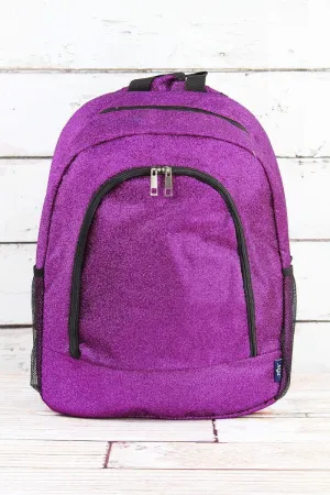 NGIL Purple Glitz & Glam Large Backpack