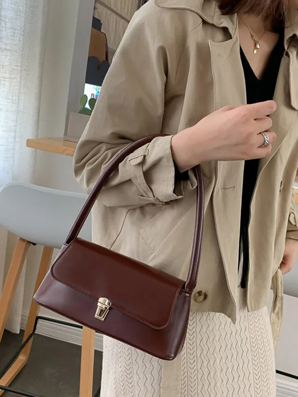 Original Chic 4 Colors Leather Shoulder Bag