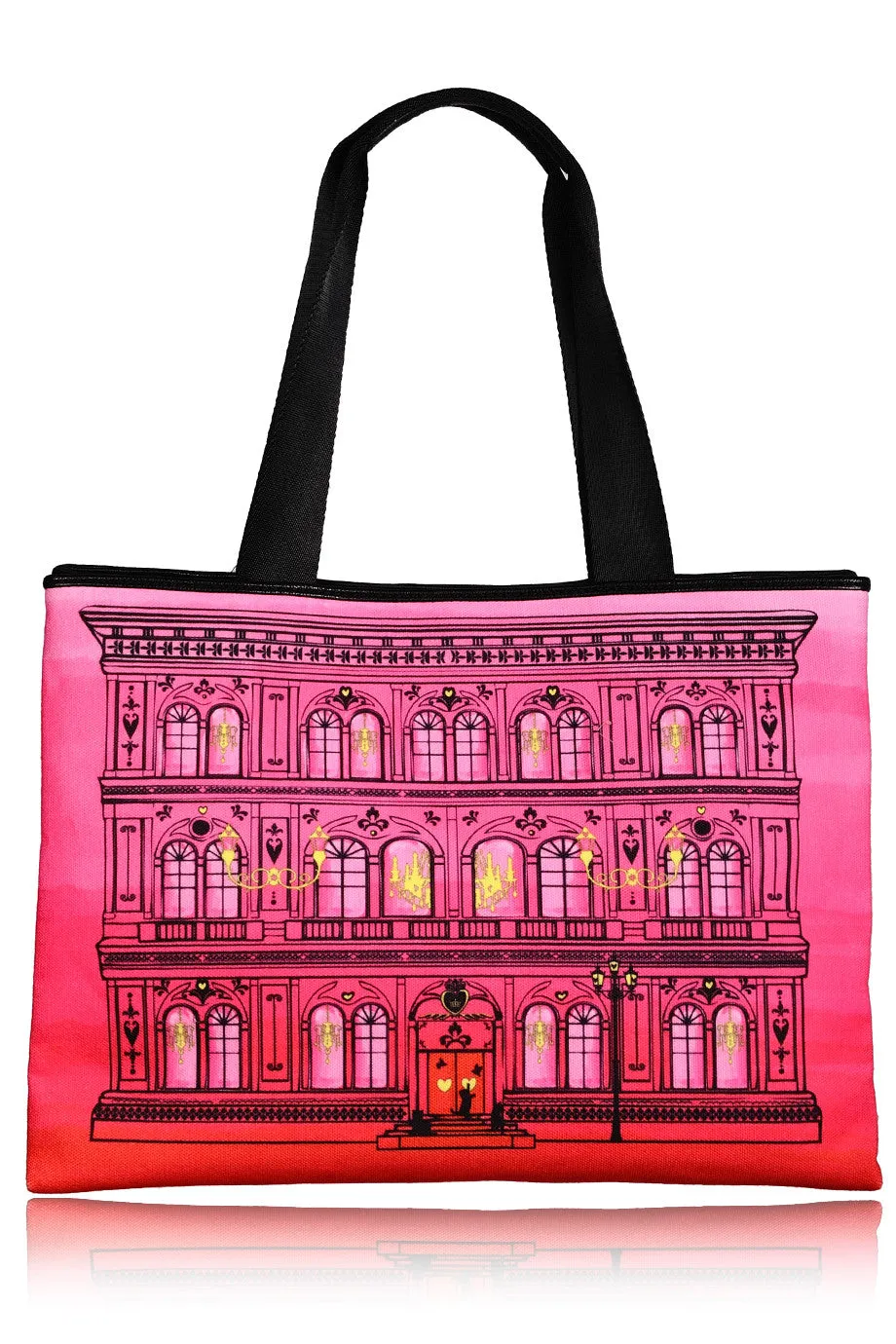 PALAZZO Fuchsia Red Canvas Bag