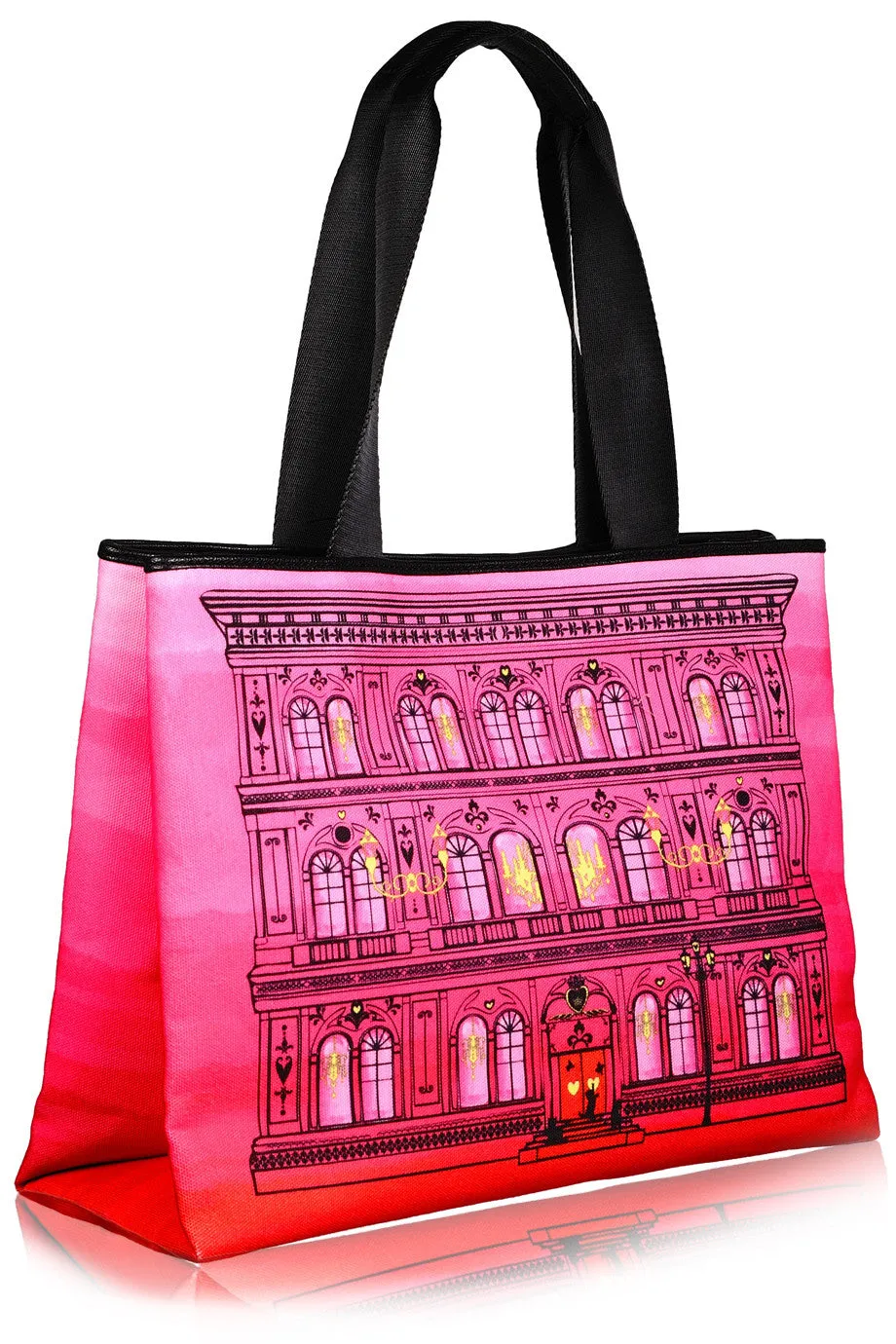 PALAZZO Fuchsia Red Canvas Bag