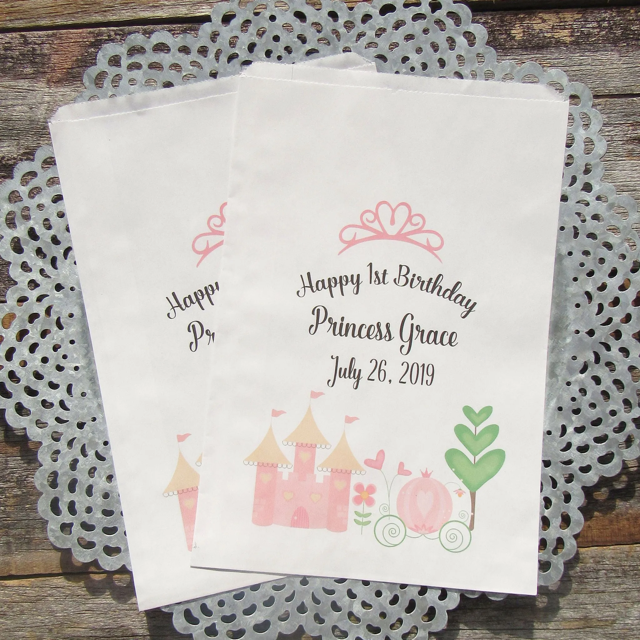 Princess Party Favor Bags