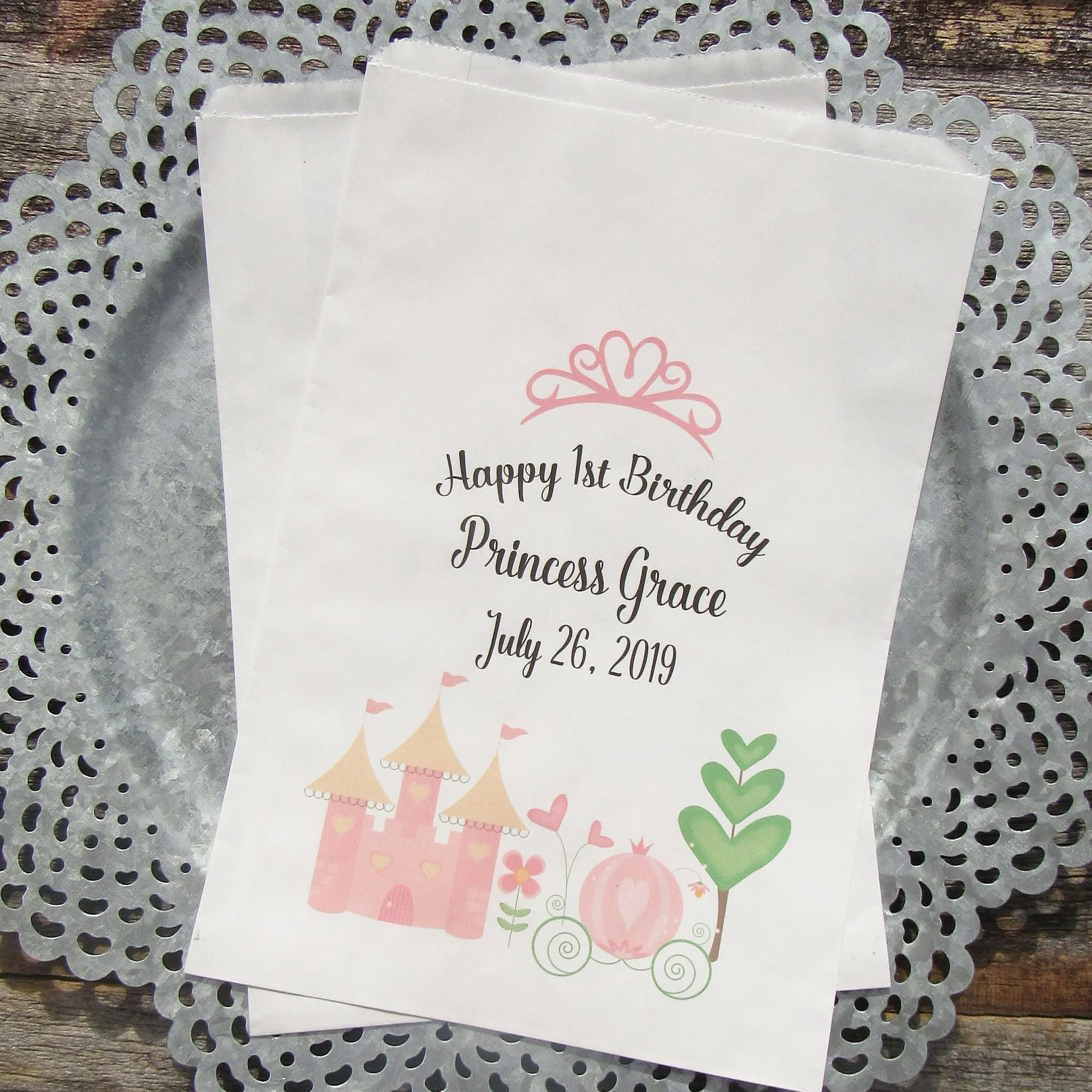 Princess Party Favor Bags