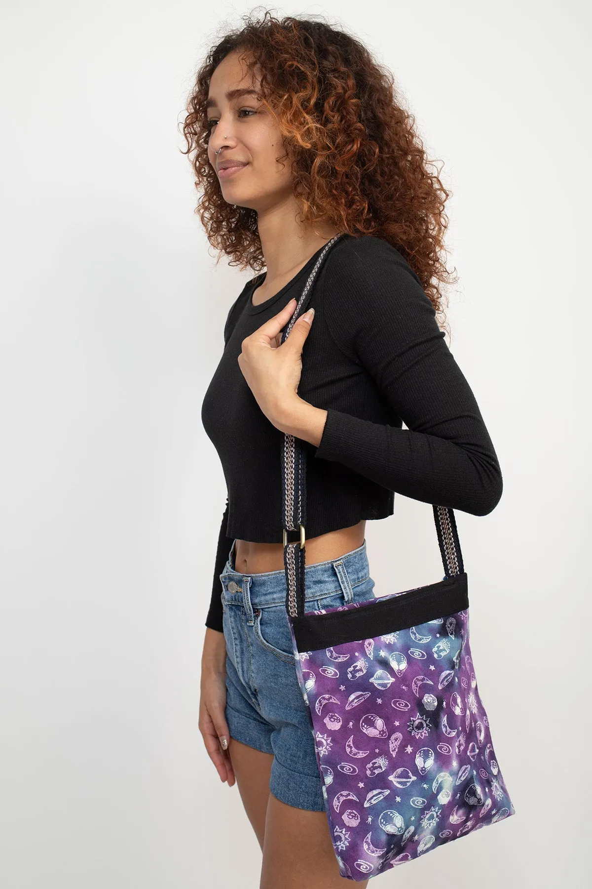 Psychedelic Tie-dye Small Cross Body Bag