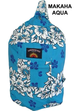 "Makaha" print Beach Bags