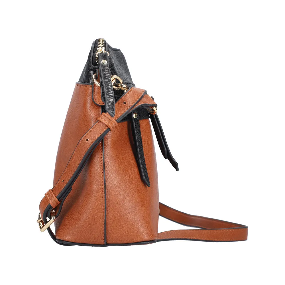 Rieker H1652-22 Ladies Brown Over Shoulder Bag