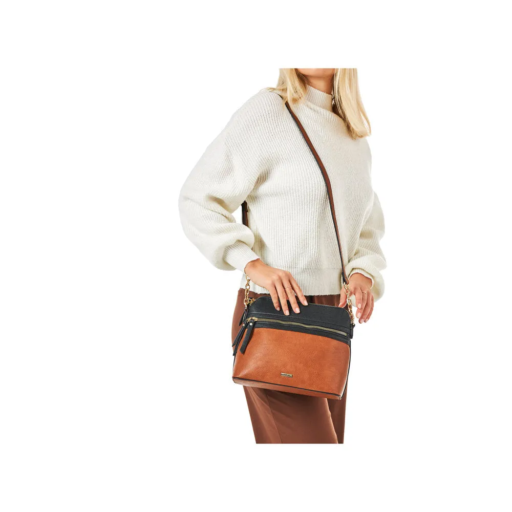 Rieker H1652-22 Ladies Brown Over Shoulder Bag