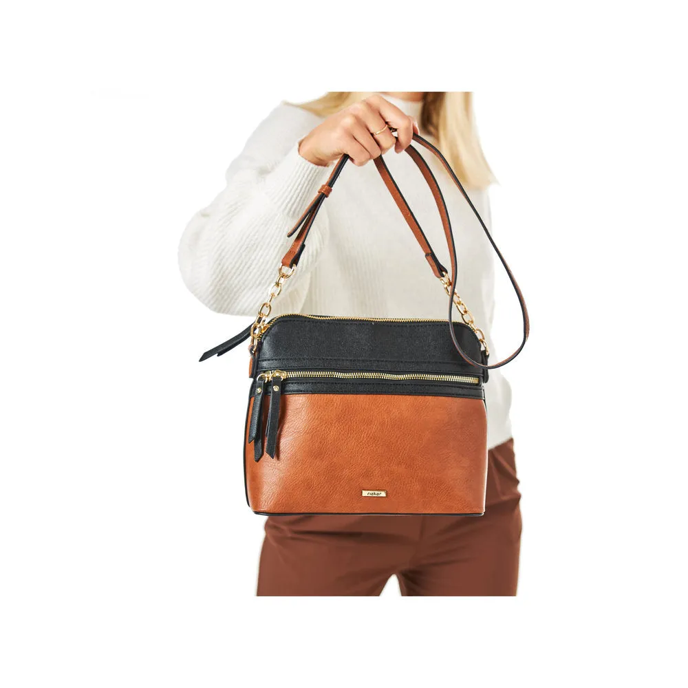 Rieker H1652-22 Ladies Brown Over Shoulder Bag