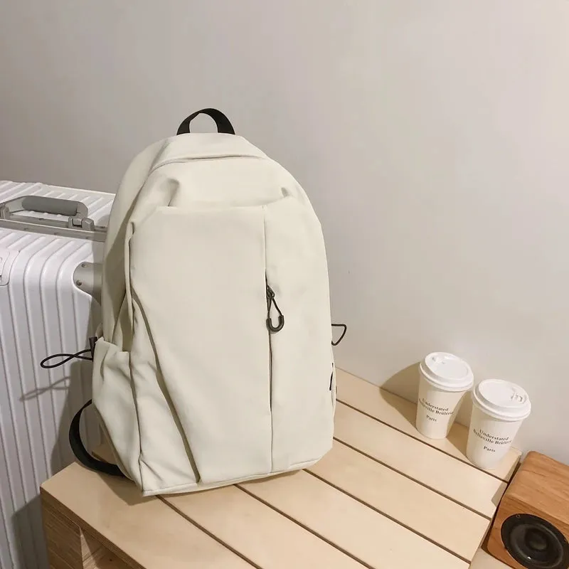 Sohiwoo New Fashion Ladies Travel Laptop Waterproof College Backpacks Girl Kawaii Men Women School Book Bag Cool Female Bag Trendy Nylon