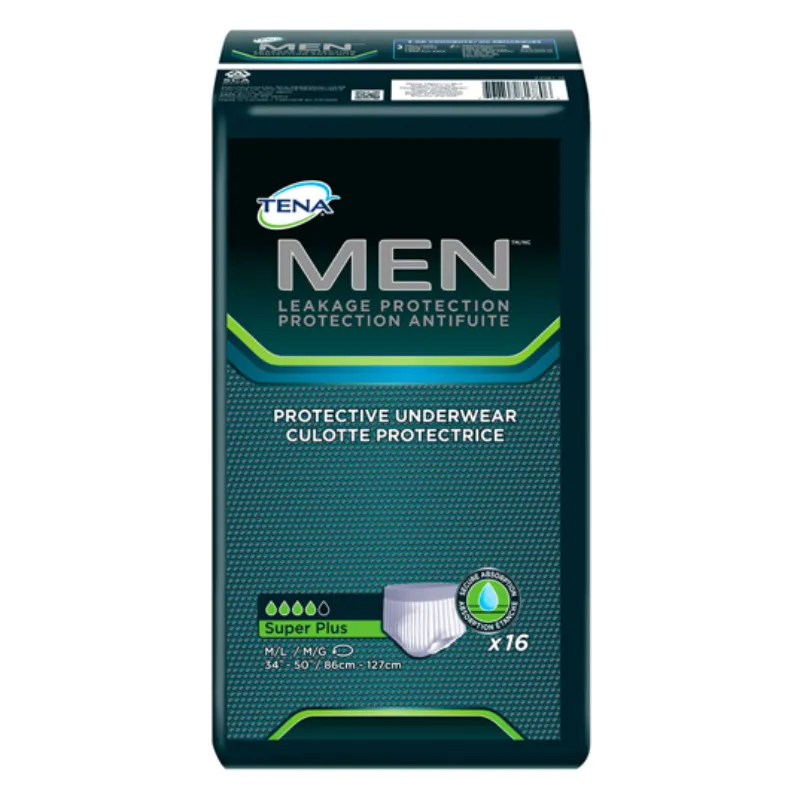 Tena MEN Protective Underwear, Super Plus Absorbency