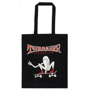 Thrasher Magazine Gonz Thumbs Up Tote Bag Black