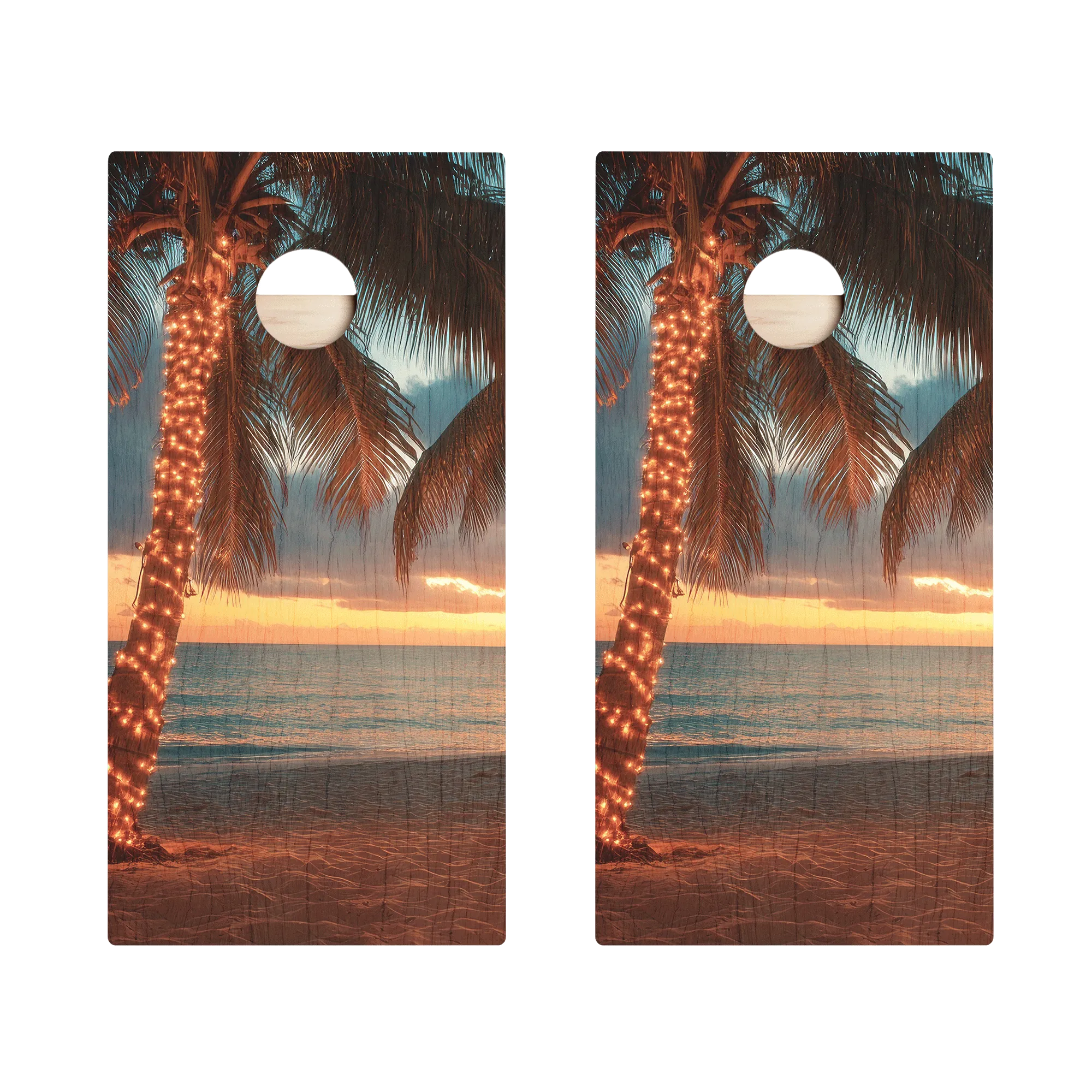 Tropical Christmas Limited Edition Star Cornhole Boards | 12.24 Drop