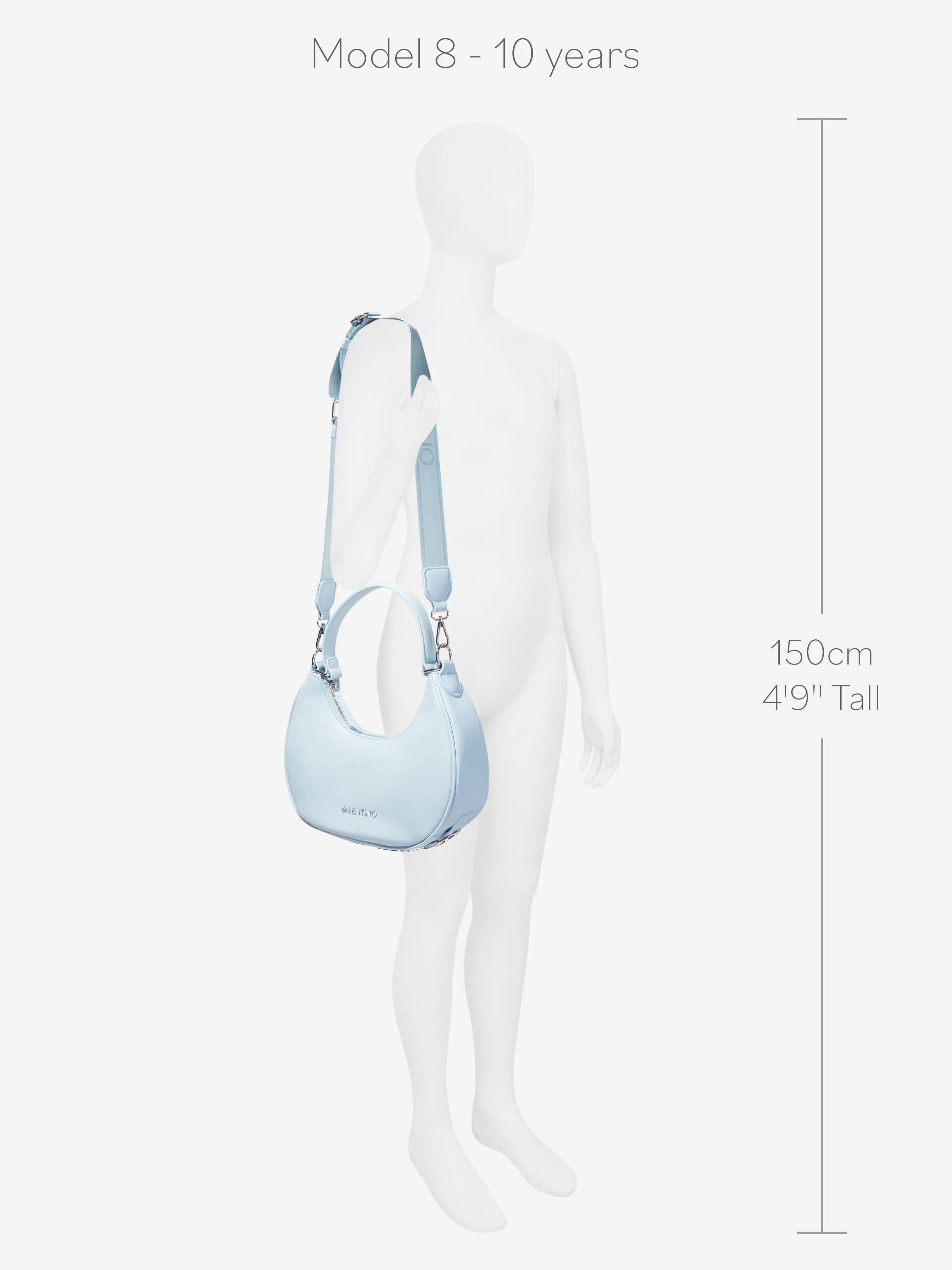 Valentino Girls Coconut Hobo Bag in Blue