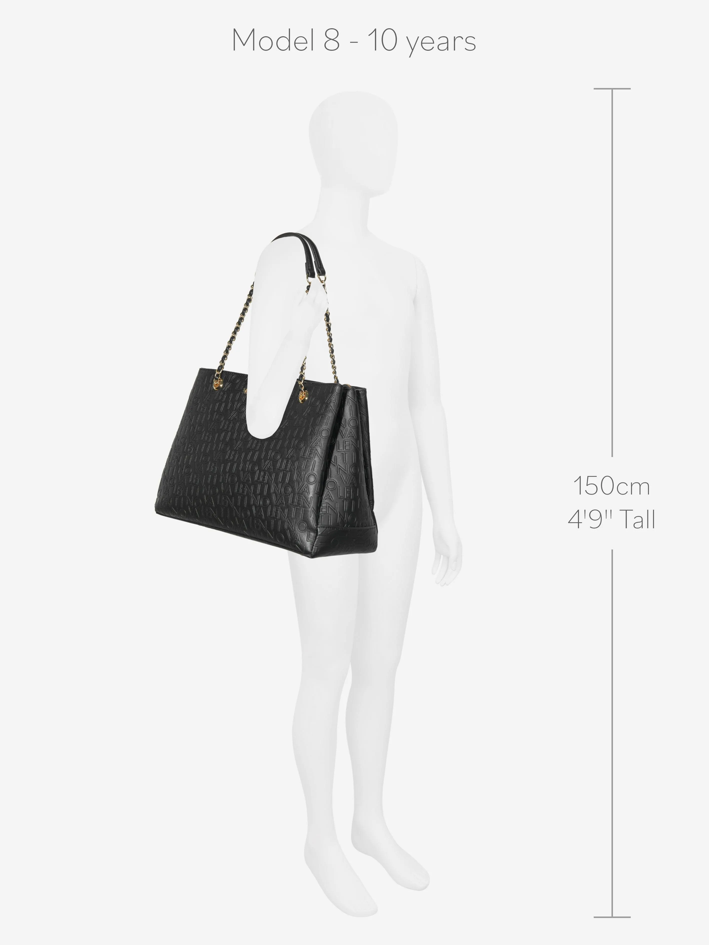 Valentino Girls Relax Tote Bag on Black