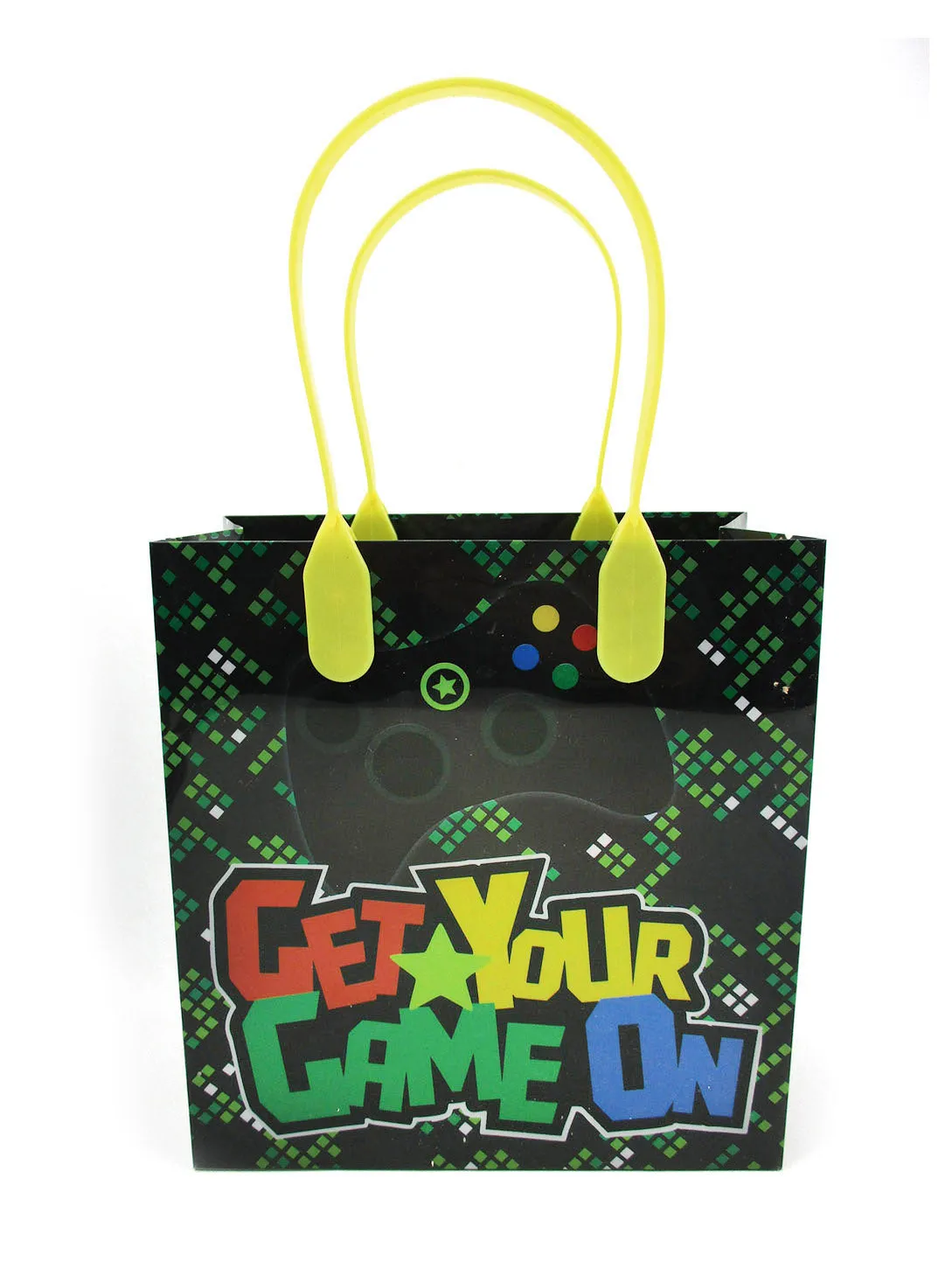 Video Game Themed Party Favor Bags Treat Bags, Set 6 or 12