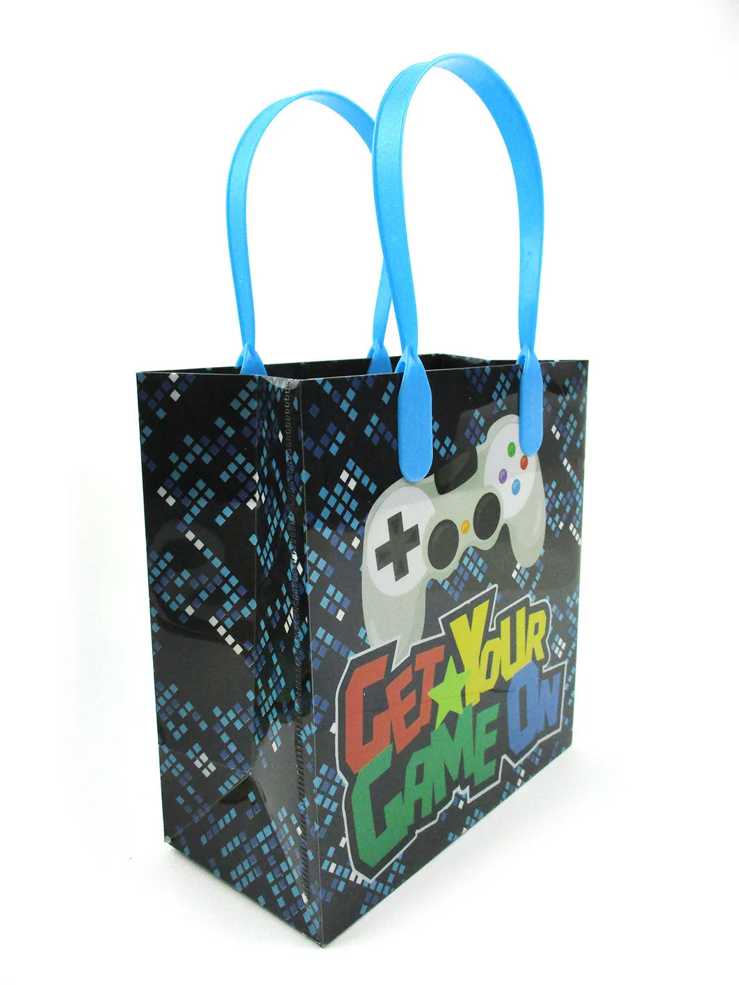 Video Game Themed Party Favor Bags Treat Bags, Set 6 or 12