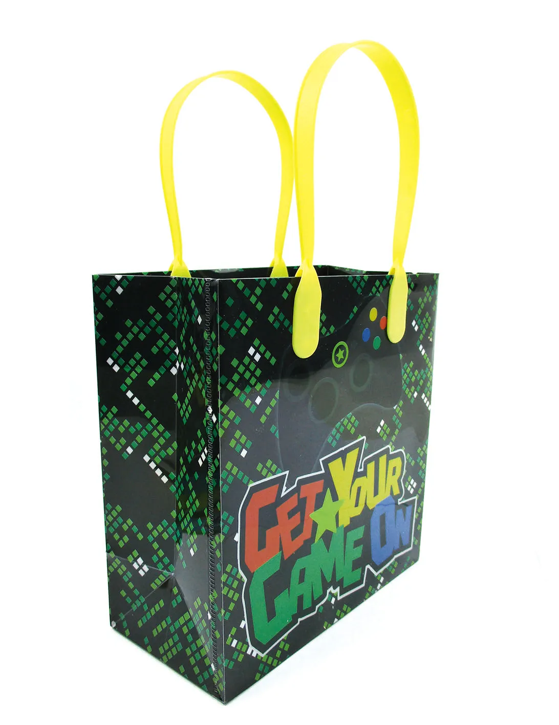 Video Game Themed Party Favor Bags Treat Bags, Set 6 or 12