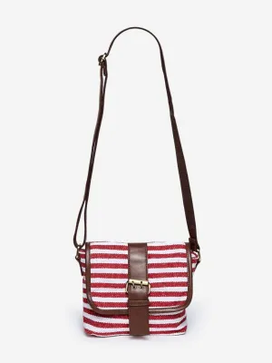 Westside Red Striped Bucky Bag