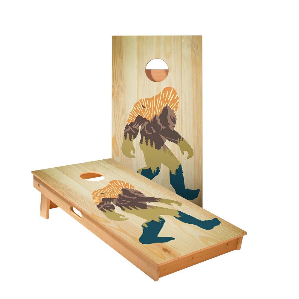 Wilderness Sasquatch Star Cornhole Boards