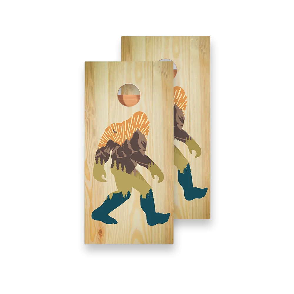 Wilderness Sasquatch Star Cornhole Boards