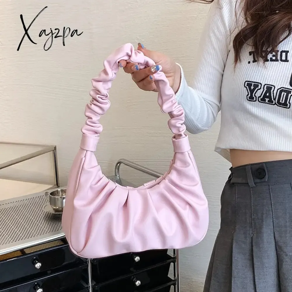 Xajzpa - Luxury Purses and Handgags for Women Trendy Summer Cute Mini Shoulder Bags Fashion Women Bag New Designer Hobo PU Leather