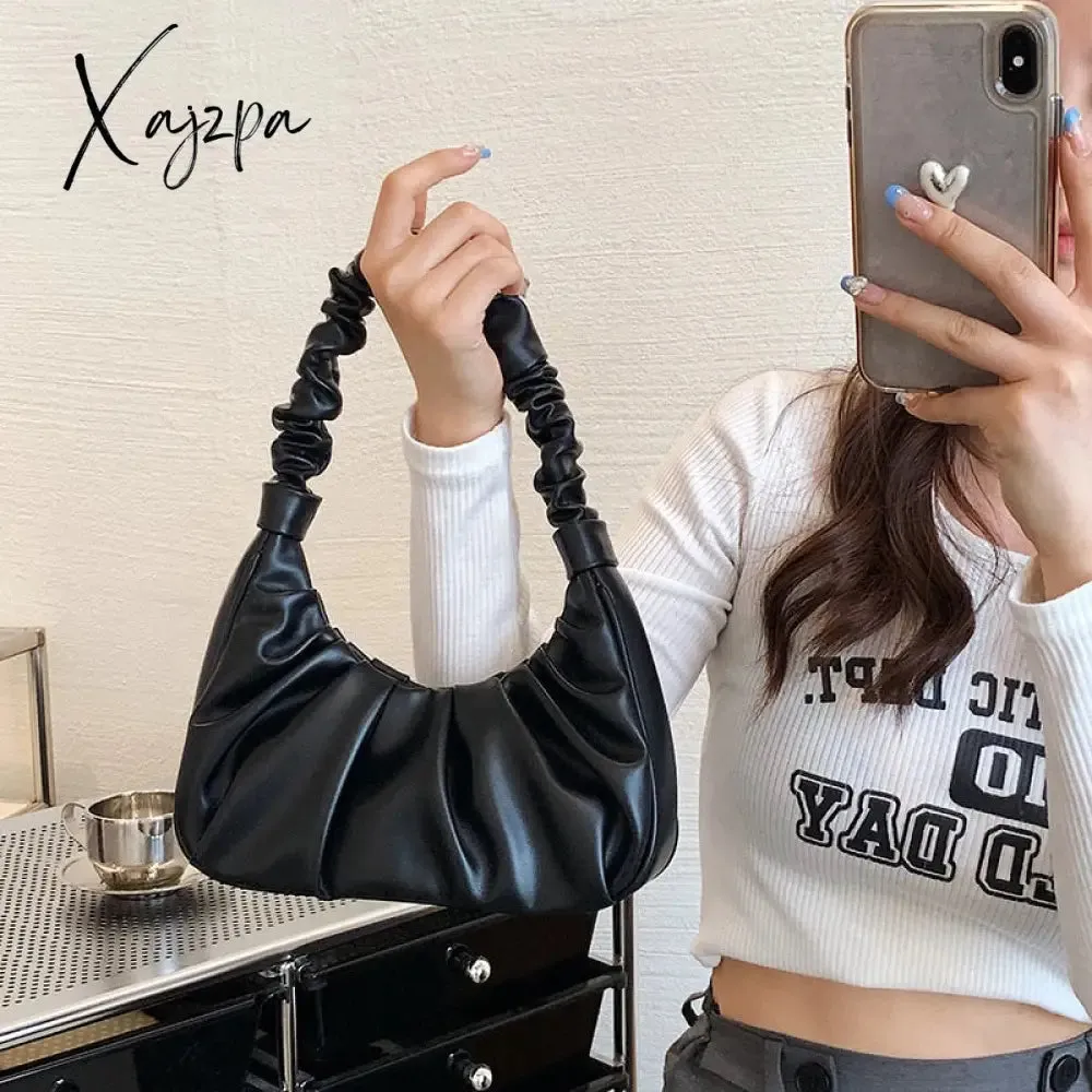 Xajzpa - Luxury Purses and Handgags for Women Trendy Summer Cute Mini Shoulder Bags Fashion Women Bag New Designer Hobo PU Leather